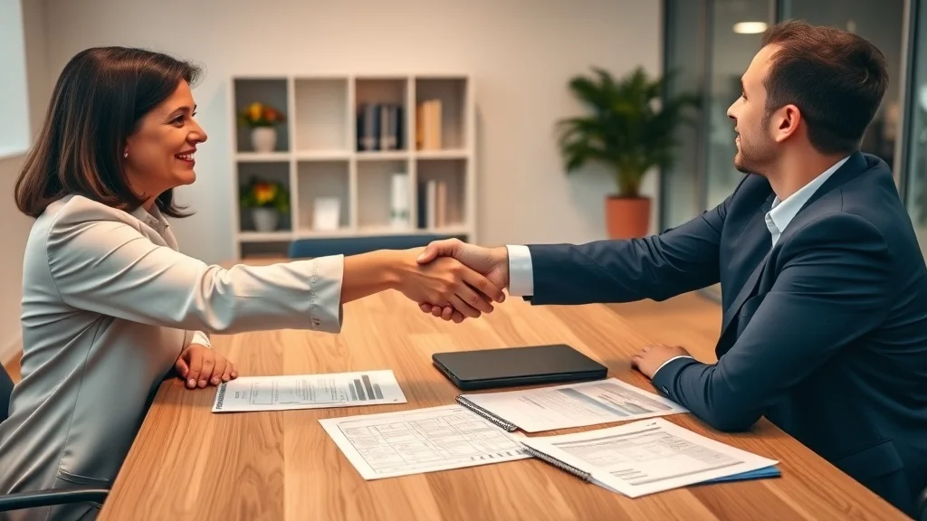 Educator reviewing retirement plan documents