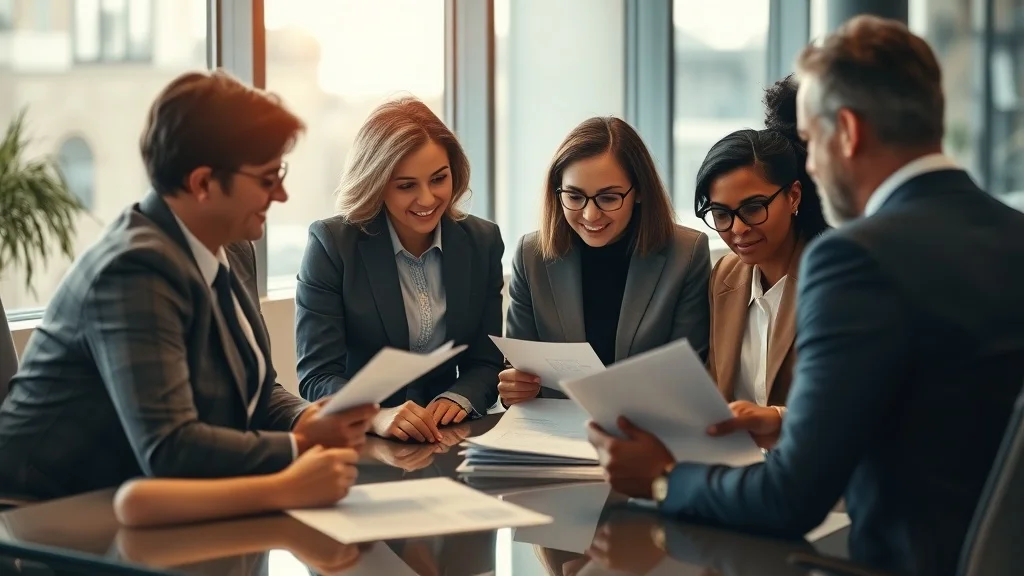 Professional educator reviewing retirement planning documents