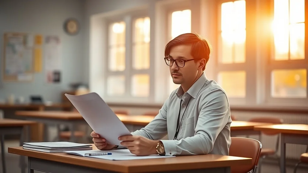 Teacher with students in classroom